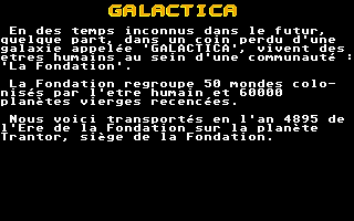 Galactica atari screenshot